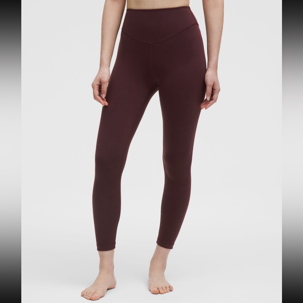 Lululemon Smoothcover Leggings in Goodnight plum